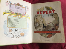 Load image into Gallery viewer, Rupert the bear annual the daily express annual printed 1972 released annual 1973 price clipped hardcover