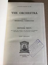 Load image into Gallery viewer, Augener's Edition, No. 9190; The Orchestra, Vol. II: Orchestral Combination - Hardcover - 10th impression  Prout, Ebenezer