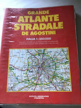 Load image into Gallery viewer, GRANDE ATLANTE STRADALE DE AGOSTINI ITALIA 1:250 000 Con corte 1.1000000 pet grandi percorrenze,