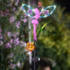 Solar Fairy Wings - Solar Décor Stake Lights - Solar Powered Fairy Lights