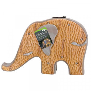 Woodstone InLit Elephant - Solar Charged Elephant Light