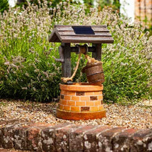 Load image into Gallery viewer, Wishing Well - Solar Powered Water Feature Fountain - No Mains required
