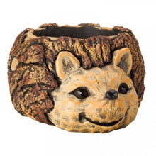 Load image into Gallery viewer, Hedgehog Planter - Wood effect
