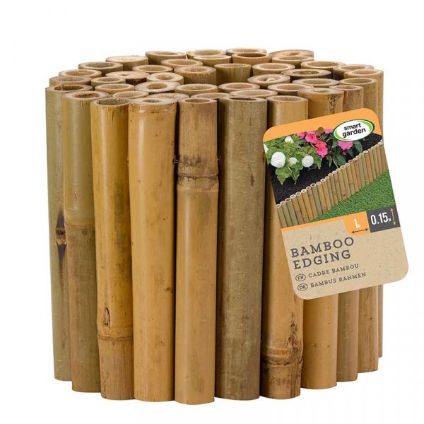 Bamboo Decorative Flexible Border Edging 1m x 15cm or 30cm tall options