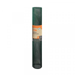 Smart Garden Plastic Fencing 15mm 20mm or 50mm mesh holes. Plant support fence, 1m or 0.5m tall Green or Brown.