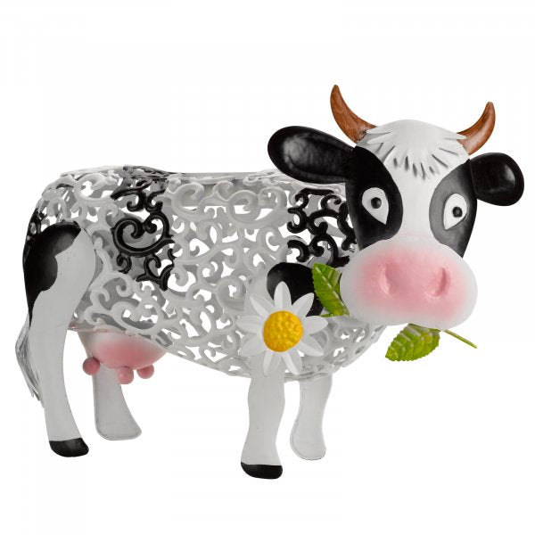 Daisy Cow Solar Silhouette Garden Light | Smart Solar