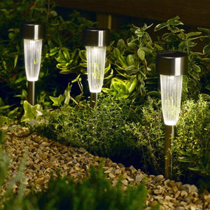 Solar Powered Fluted Marker Light - Perfect for marking guy guide lines & borders - Pathways, Camping  & Caravanning perimeters
