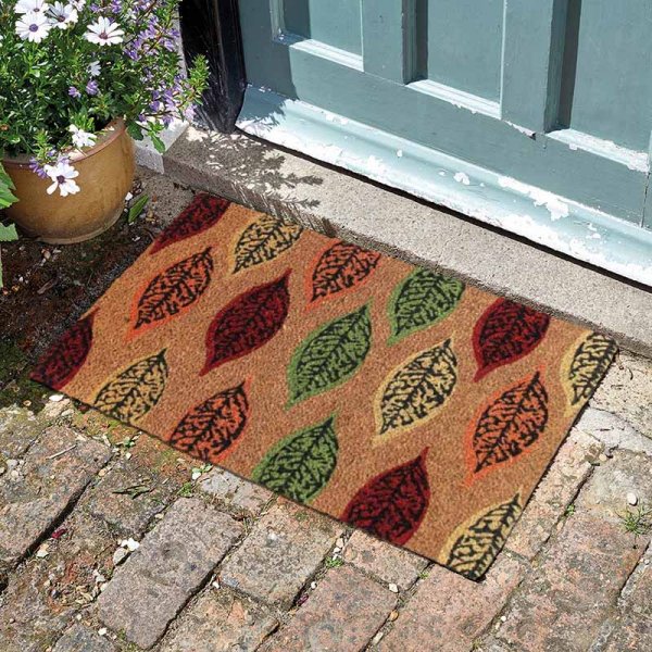 Autumn Leaves Decoir Mat - 45x75cm - Doormat with Pattern Décor ...