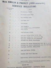 Load image into Gallery viewer, Ford Anglia &amp; Prefect Service Bulletins. 1959 Onwards [Hardcover]
