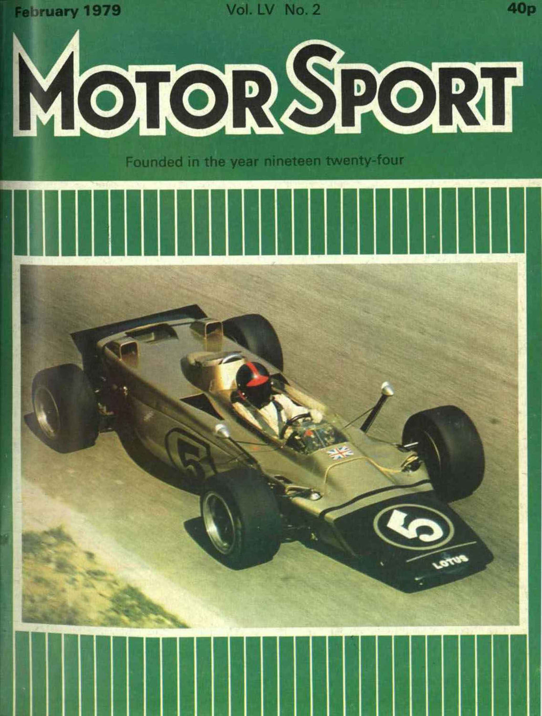 Motor Sport February 1979 [Paperback] Motor Sport