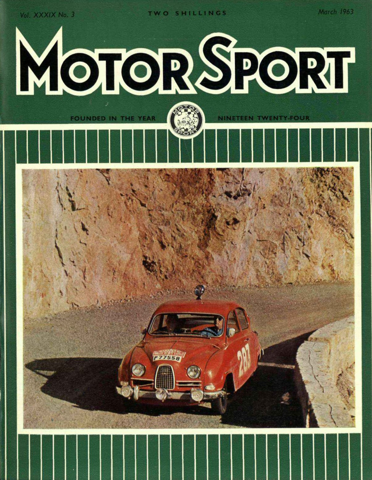 Motor Sport March 1963 [Paperback] Motor Sport