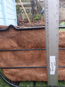 24" (60cm) Forge Wall Manger (Very Deep) coir Coco Liner Smart Garden