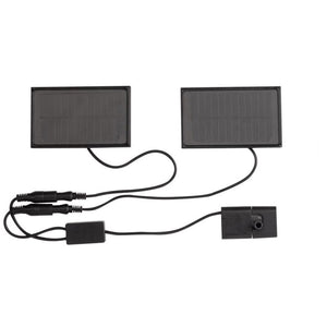 Twin Panel Solar Kit for Umbrella Fountains - Replacement, modify or make your own water feature