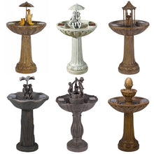 Load image into Gallery viewer, Twin Panel Solar Kit for Umbrella Fountains - Replacement, modify or make your own water feature
