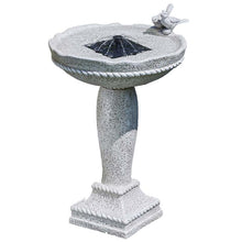 Load image into Gallery viewer, 1.1w Panel Integrated Solar Kit for one and two Tier Birdbath Fountains  - Replacement, modify or make your own water feature
