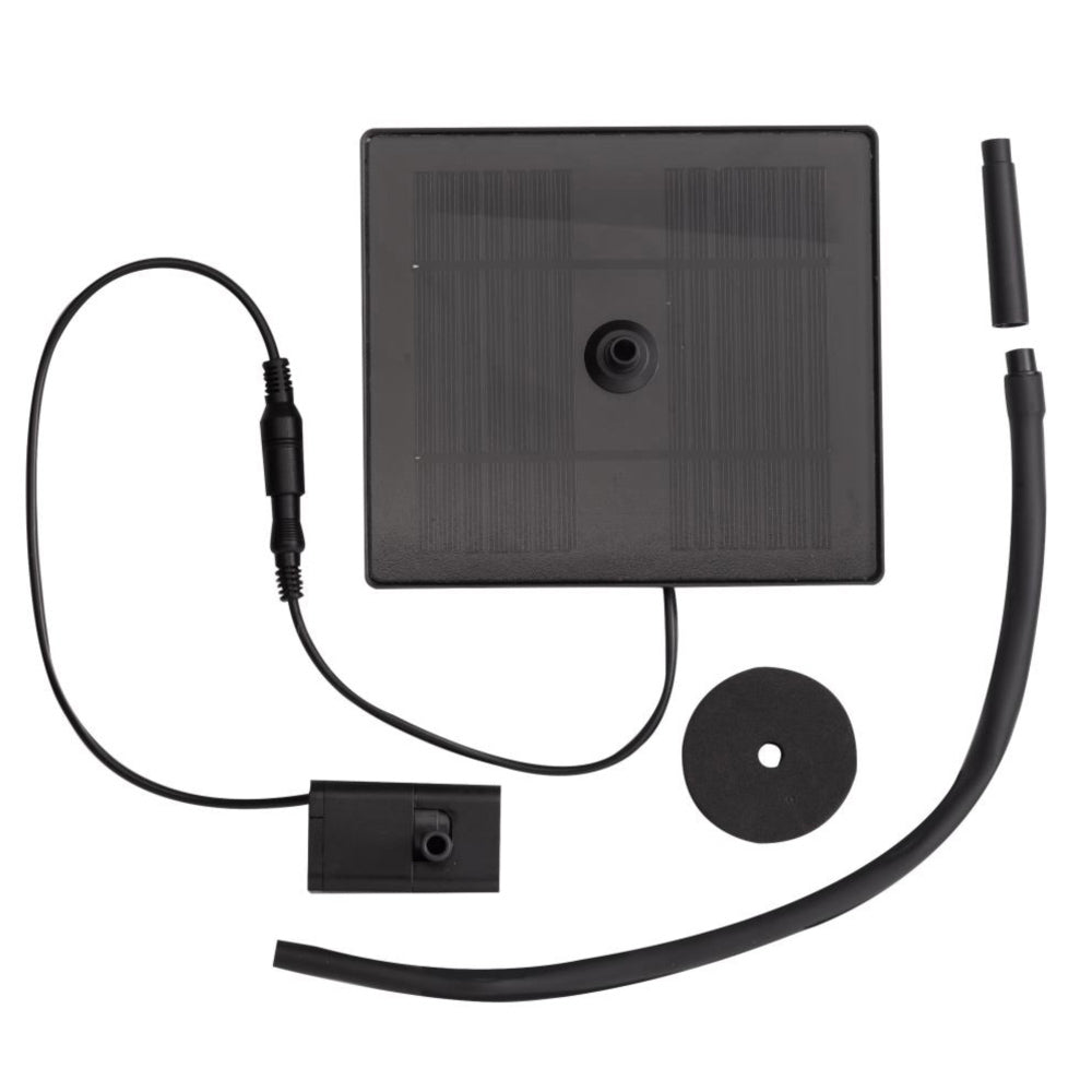 1.5w Panel Integrated Solar Kit Fountains - Replacement, modify or make your own water feature