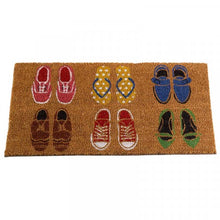 Load image into Gallery viewer, Shoe-aholic 45x75cm - Doormat - Colourful shoe pattern
