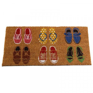 Shoe-aholic 45x75cm - Doormat - Colourful shoe pattern