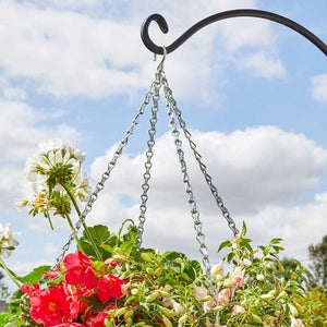 Smart Garden Heavy Duty 4-Way Replacement Chain for Hanging Baskets - Galvanized