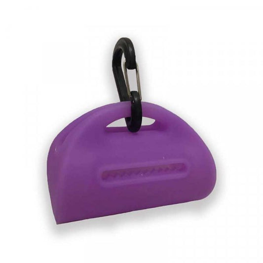 Rose Scented Poop Bag Dispenser & 15 Bio-Compostable Bags | Easy Clip On | Dog Waste Bags