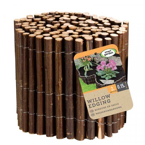 Willow Decorative Flexible Border Edging 2m x 15cm or 30cm tall options