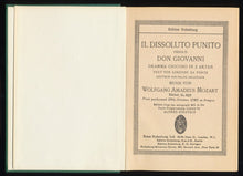 Load image into Gallery viewer, Il Dissoluto Punto Ossia Il Don Giovanni: Drama Giocoso in 2 Akten. K 527 [Hardcover] Mozart. Lorenzo da Ponte, et al.
