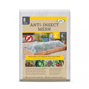 Anti-Insect Mesh 4 x 2m - Fine Micromesh. Fly Screen. Mosquito netting. Butterfly Netting