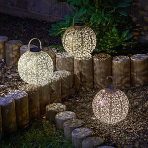 Damasque Damasquette  - Bronze - Solar light - 18 cm Diameter  Smart Solar