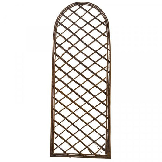 1.2m x 0.45m Heavy Duty Framed Willow Trellis Round