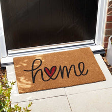 Load image into Gallery viewer, Home Is Where The Heart Is Decoir Mat 75x45cm - Patterned doormat

