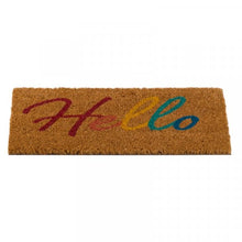 Load image into Gallery viewer, Hello - Colour 53x23cm - Coir Mat - Doormat insert
