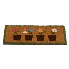 Load image into Gallery viewer, Flower pot pattern - Lots Of Pots 53x23cm - Coir Mat - Doormat insert (INSERT)
