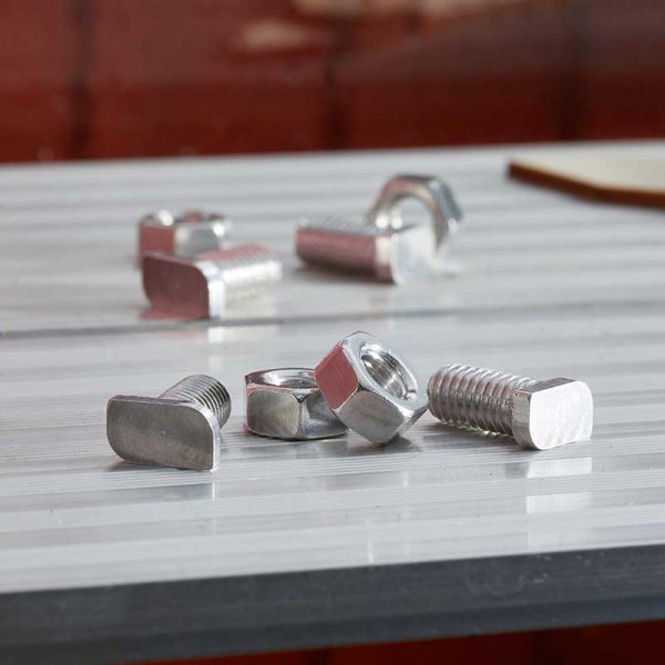 Greenhouse Cropped Head Bolts & Nuts 15 pack