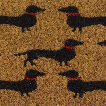Load image into Gallery viewer, Dachshund Sausage Dogs! Decoir Mat 53x23cm - Coir Mat - Doormat insert (INSERT ONLY)
