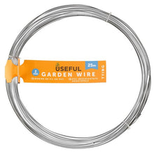 Load image into Gallery viewer, Garden Wire, plant support PVC Green Coated or Galvanised Various lengths and thickness 1.2mm, 2mm, 3mm
