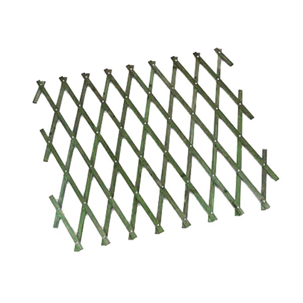 0.6m x 1.8m Slate Grey Heavy Duty Expanding Wooden Trellis – Plant Support
