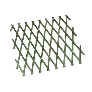 Expanding Heavy Duty Wooden Trellis - Slate Grey, Green, Tan Brown. 1.8m Tall x 0.3m or 0.6m