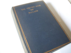 The Oxford Book Of Ballads [Paperback] Arthur Quiller-Couch