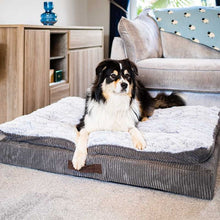 Load image into Gallery viewer, Dog pet mattresses. Options; Memory Foam, Gusset, Bolster Uber-Activ, Moisture absorbing, Luxury dog care
