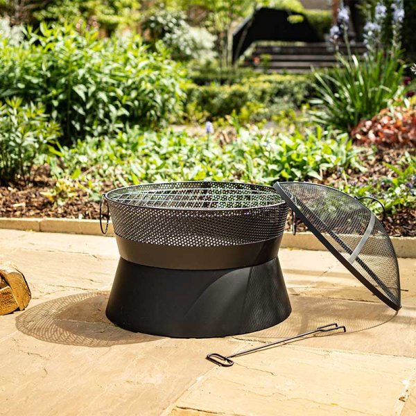 Leon Firepit - Outdoor heating - Transportable - Havana - Smart Garden - 42 x 52 x 51cm