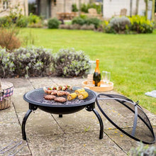 Load image into Gallery viewer, Portable Firepit- Outdoor heating - Transportable - Havana - Smart Garden - H41cm x W54cm x D54cm - Log wood burner
