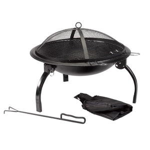 Portable Firepit- Outdoor heating - Transportable - Havana - Smart Garden - H41cm x W54cm x D54cm - Log wood burner