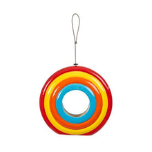 Load image into Gallery viewer, Rainbow Fly-Through Feeder Decorative Feeder - Bird  - seed, mealworm  - Fly through
