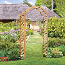 Load image into Gallery viewer, Garden Archways Metal or Woodland Arch - Powder coated Black, Slate or Tan
