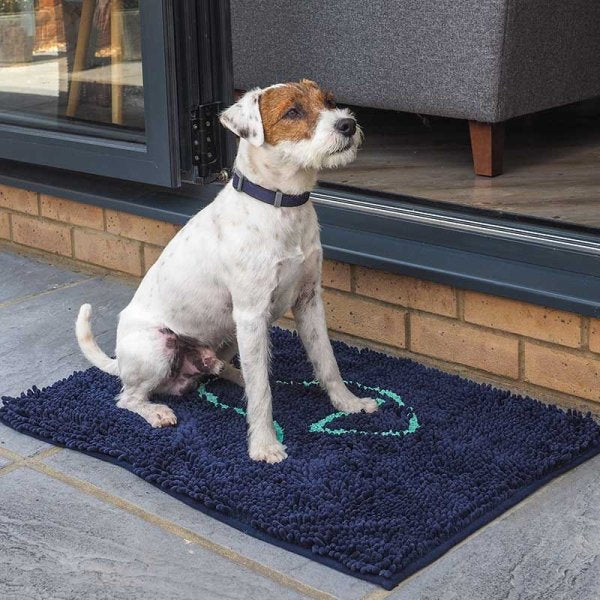 Zoon Noodly Moisture Mat - Navy 55 x 80 cm