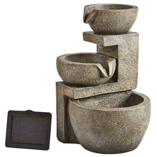 Load image into Gallery viewer, Genoa Cascade - Solar Powered Water Feature Fountain - No Mains required
