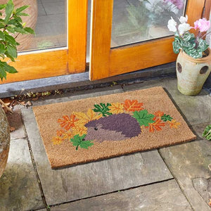 Hedgehog Decoir (Decor) Mat 40cm x60cm - Autumn Doormats