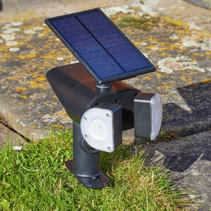PIR Ultima 1000L Spotlight - PIR Motion Sensor Solar Charged (no mains wiring required)