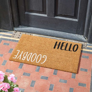 Hello & Goodbye Decoir Mat 45x75cm  - Doormat