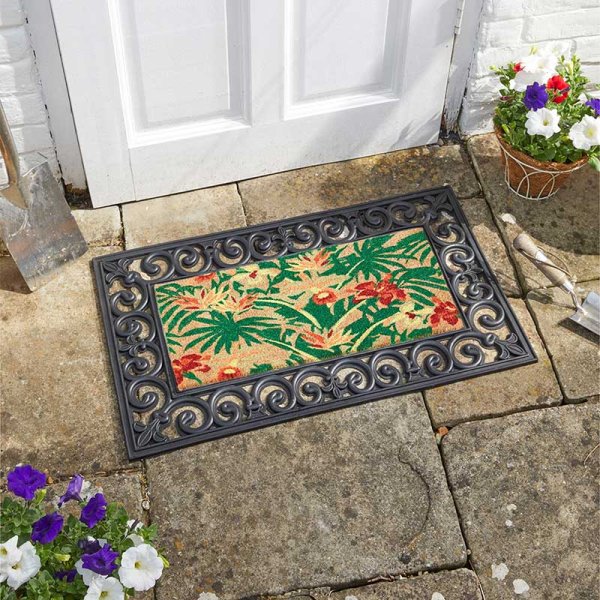 Tropical Decoir Insert Mat 23x53cm - Coir Mat - Doormat insert